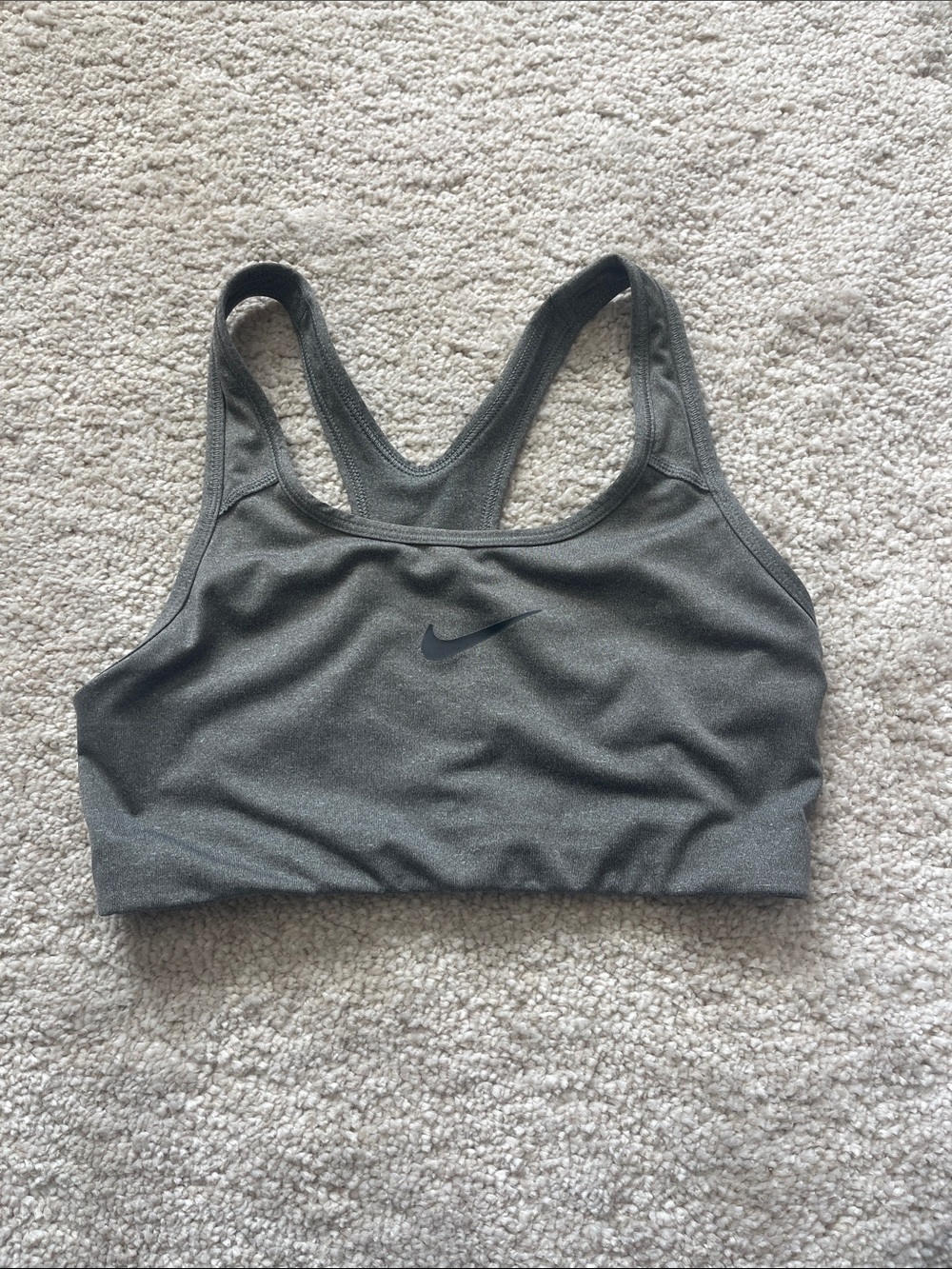 Nike Dark Gray Racerback Sports Bra
